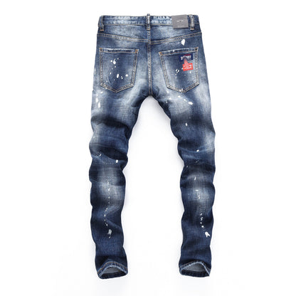 SOLO-DSQ2 2024ss Ripped Jeans