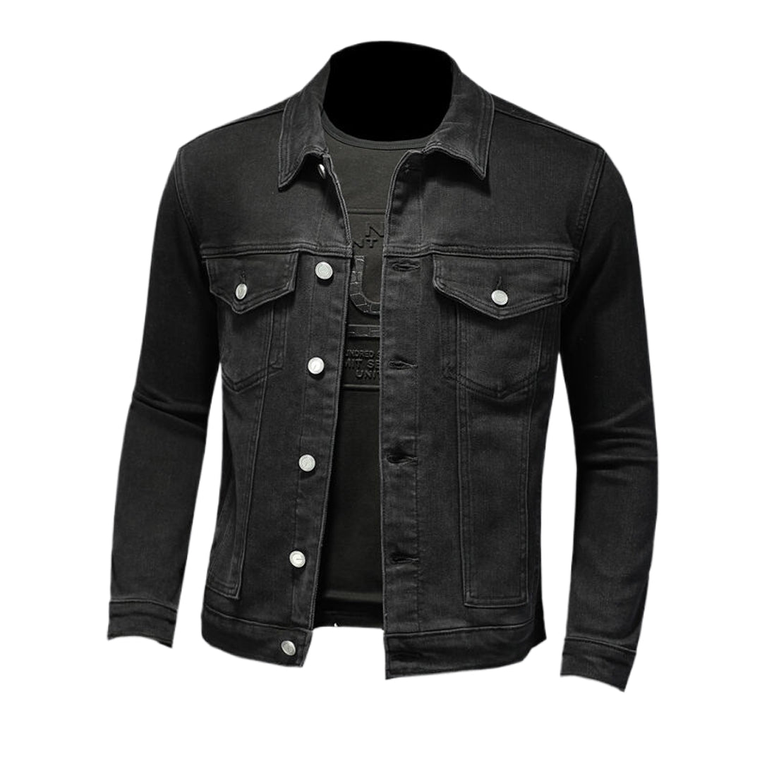 SOLO-DSQ2 2024ss Black Denim Jacket