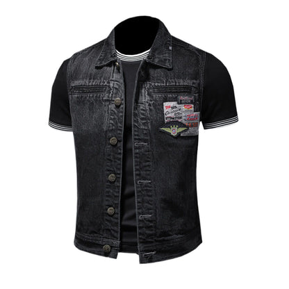 SOLO-DSQ2 2024ss Denim Vest coat