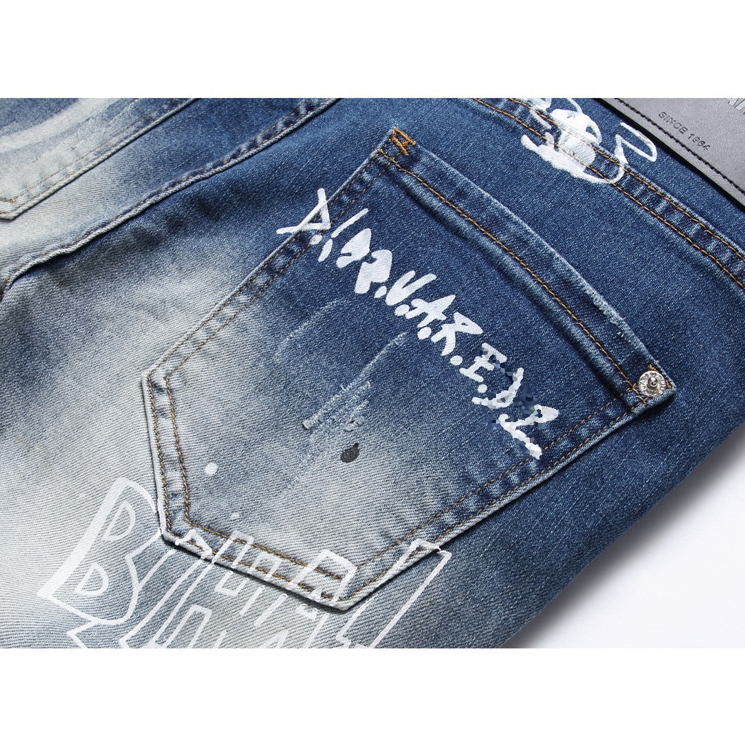 SOLO-DSQ2 printing Jeans