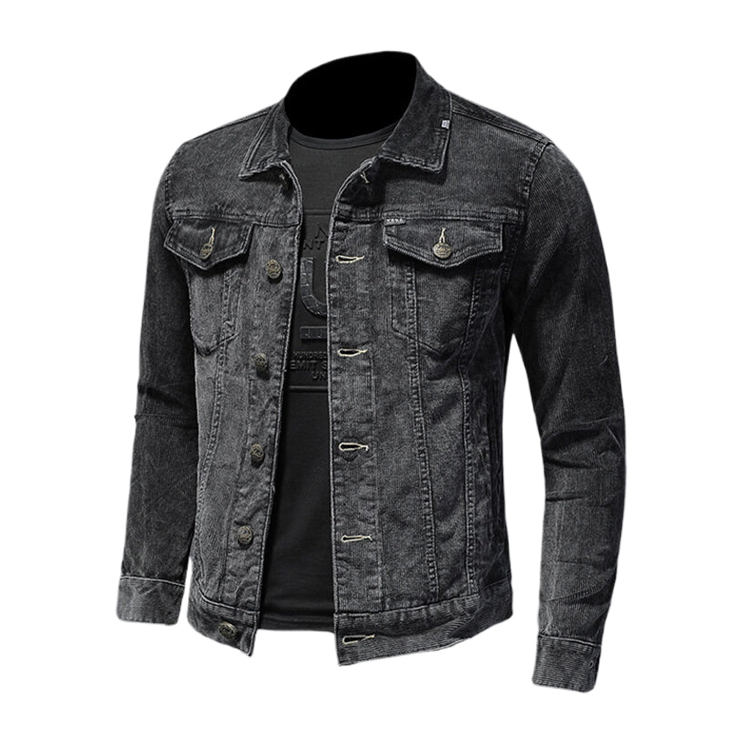 SOLO-DSQ2 2024ss Black Denim Jacket