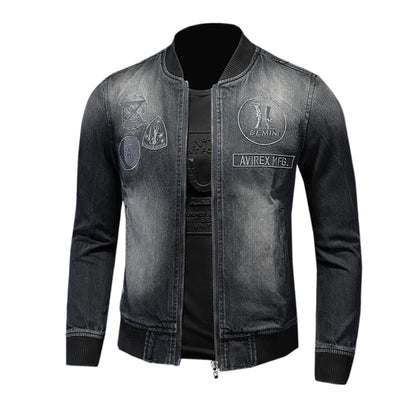 SOLO-DSQ2 Distressed Denim Jacket