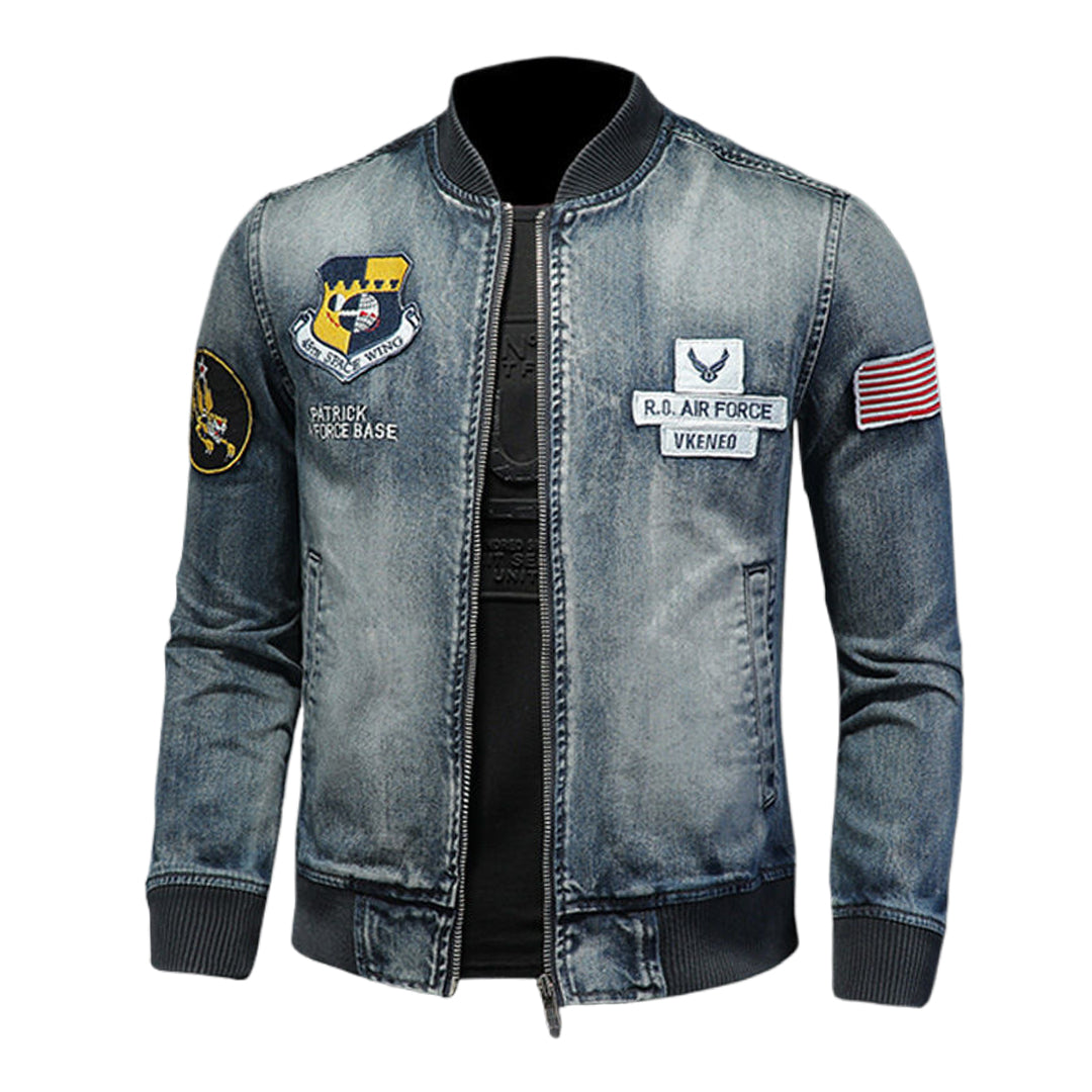 SOLO-DSQ2 Distressed Denim Jacket