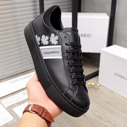 SOLO-DSQ2 Leather sneakers