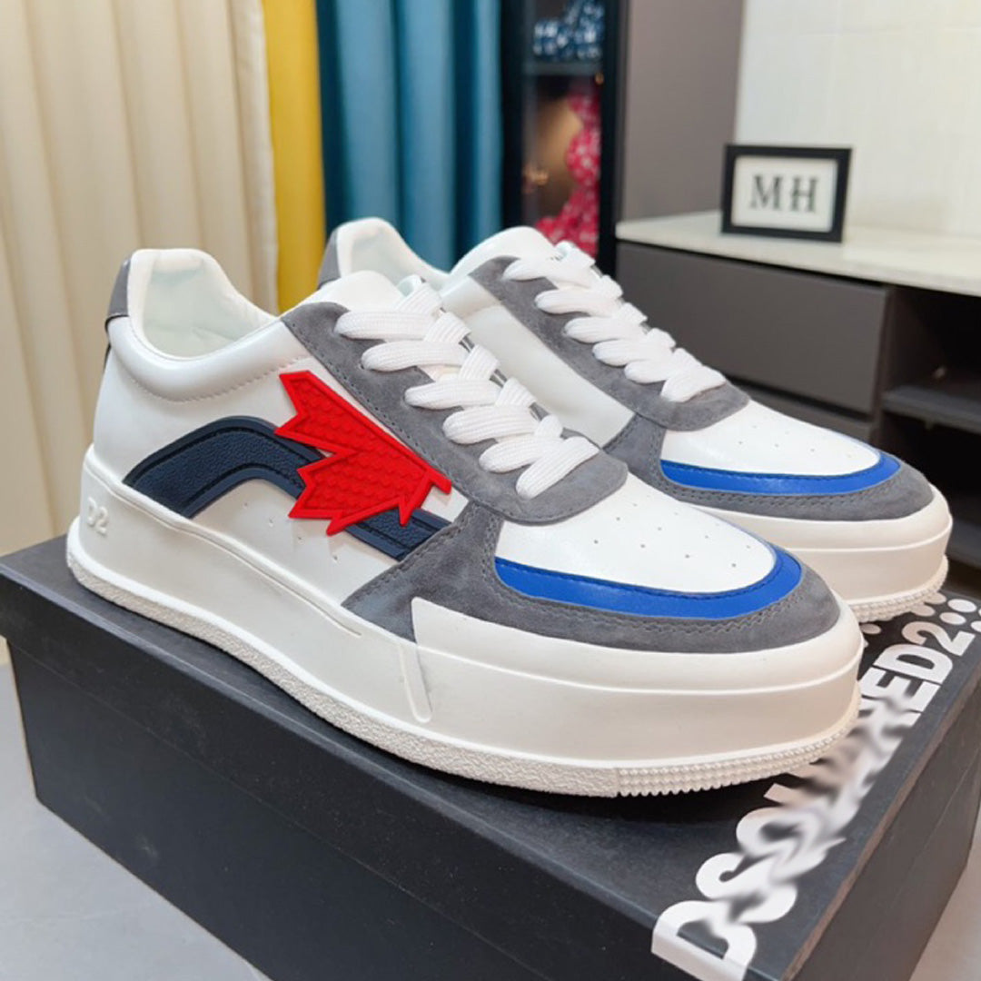 SOLO-DSQ2 2025 Leather sneakers