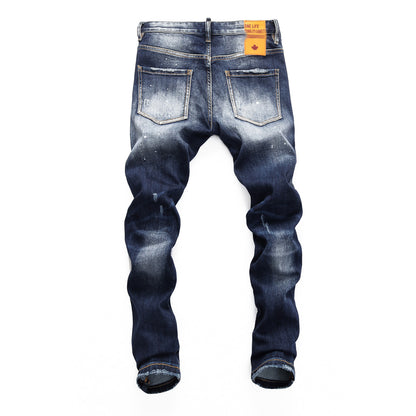 SOLO-DSQ2 Blue Ripped Jeans