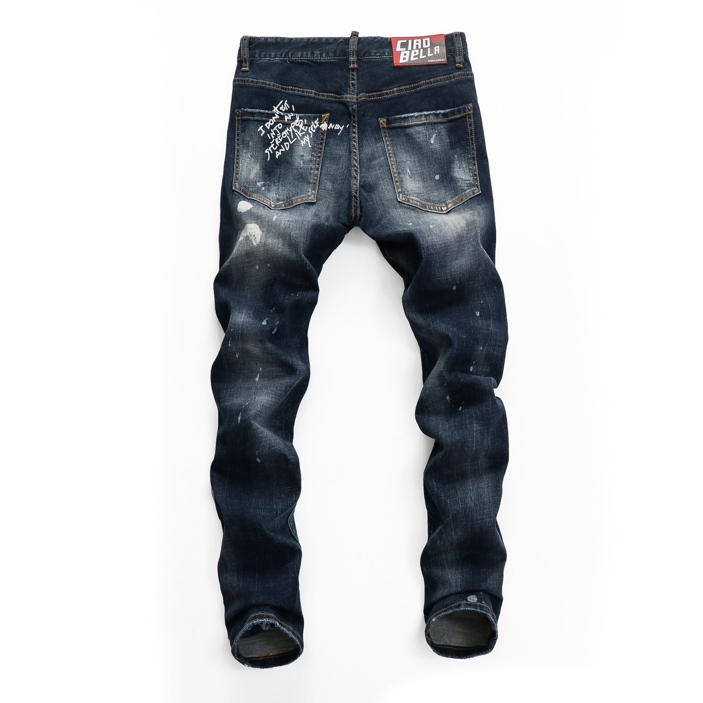 SOLO-DSQ2 Blue Ripped Jeans