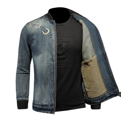 SOLO-DSQ2 Distressed Denim Jacket