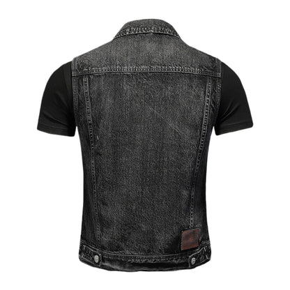 SOLO-DSQ2 Denim Vest coat