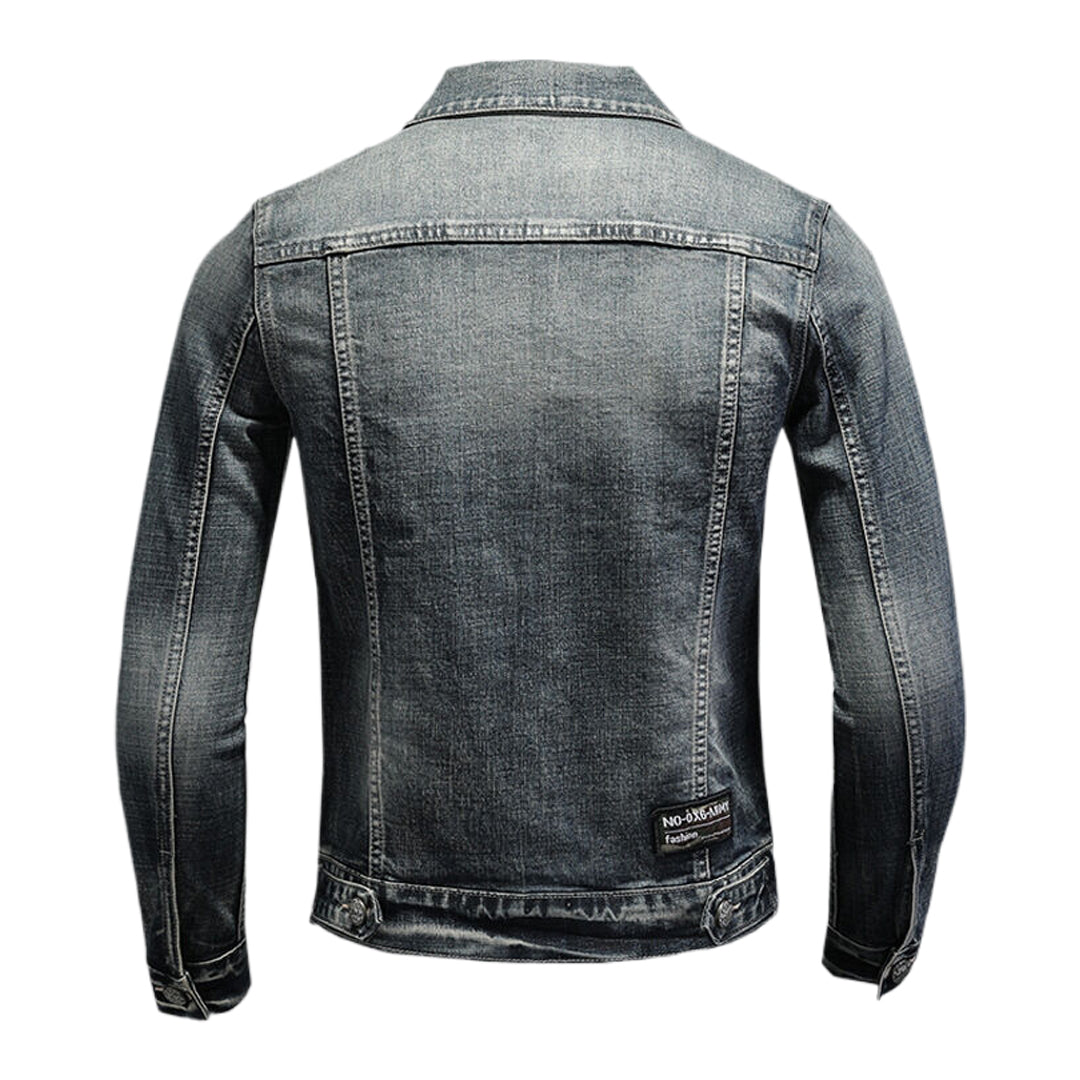 SOLO-DSQ2 2024ss Distressed Denim Jacket