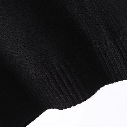 SOLO-Philpp black Fleece Sweatshirt