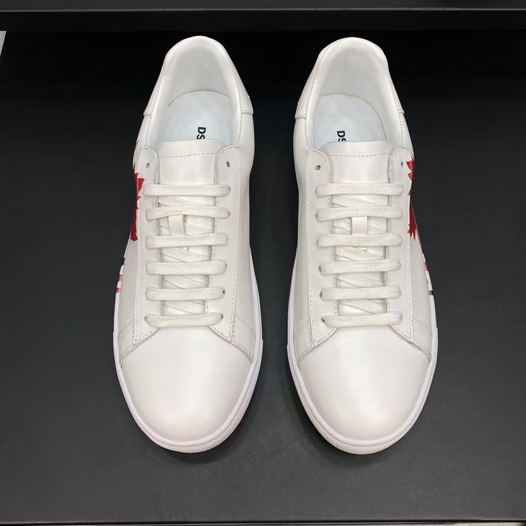 SOLO-DSQ2 2025ss Leather sneakers