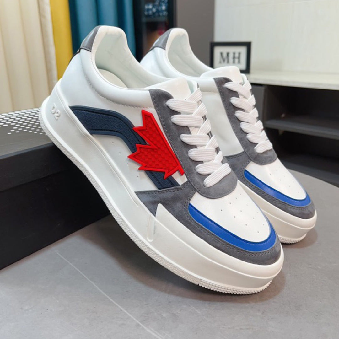 SOLO-DSQ2 2025 Leather sneakers