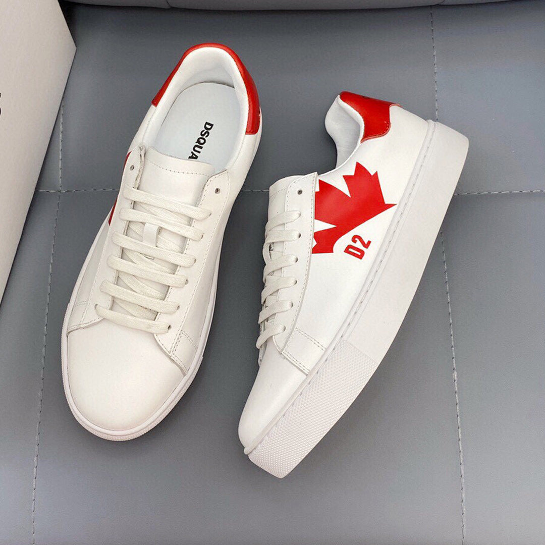 SOLO-DSQ2 25ss Leather sneakers