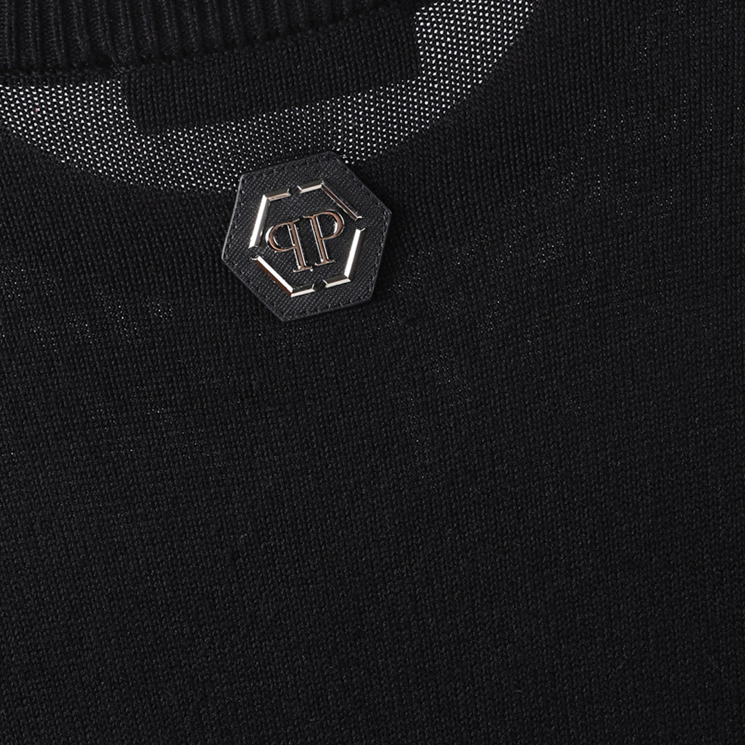 SOLO-Philpp black Fleece Sweatshirt