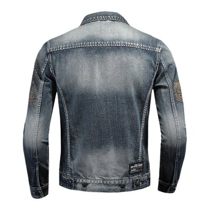 SOLO-DSQ2 Distressed Denim Jacket