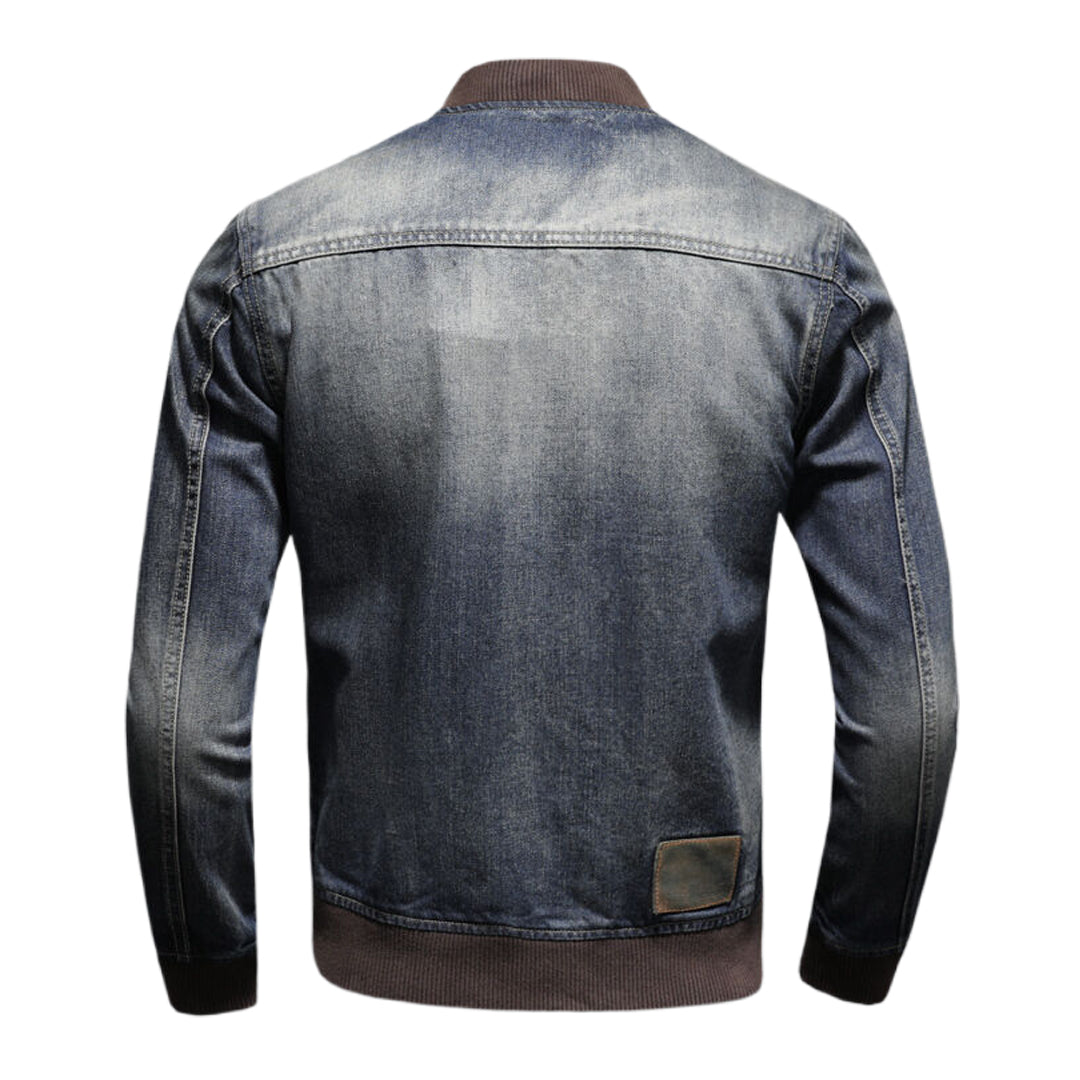 SOLO-DSQ2 Distressed Denim Jacket