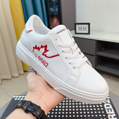 SOLO-DSQ2 25SS Leather sneakers