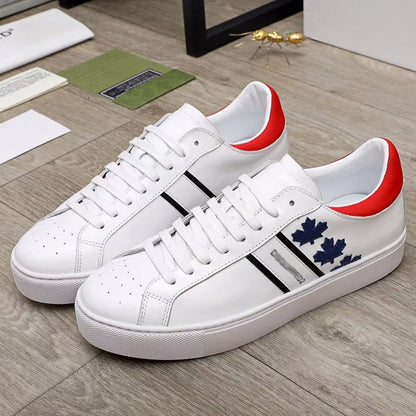 SOLO-DSQ2 Leather sneakers