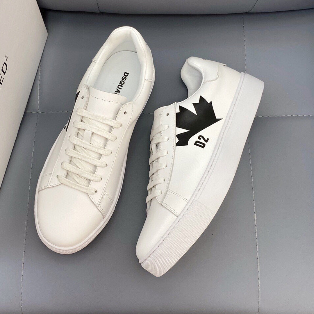 SOLO-DSQ2 25ss Leather sneakers