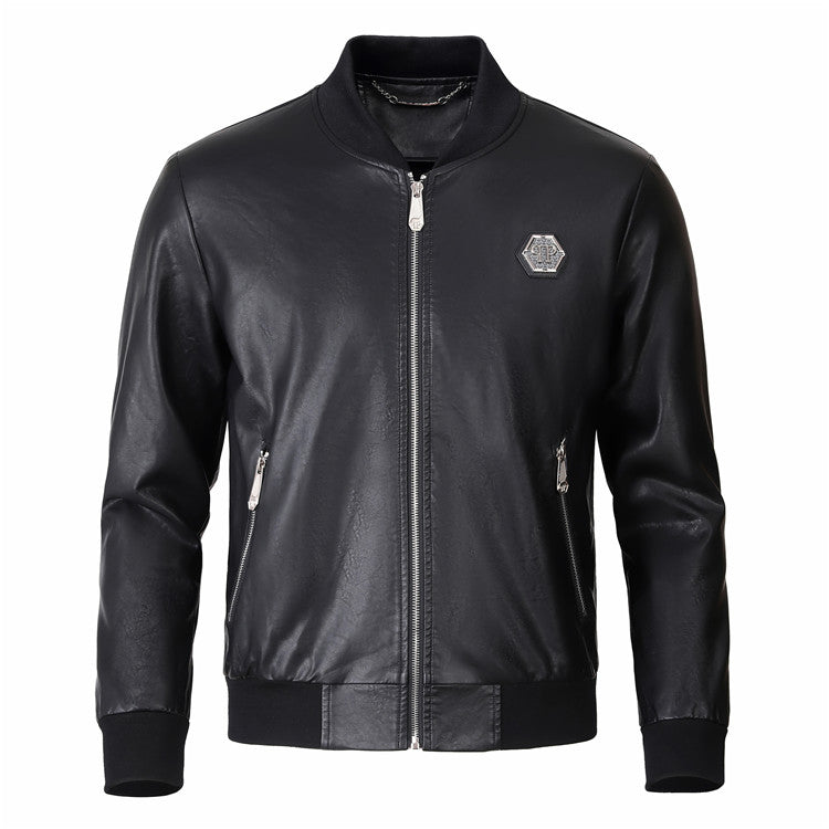 SOLO-Philpp LOGO Cowhide Jacket