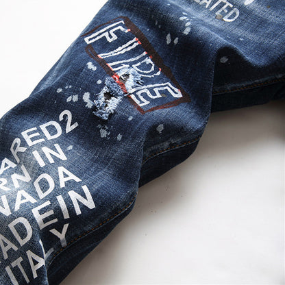 SOLO-DSQ2 2024ss printing Jeans