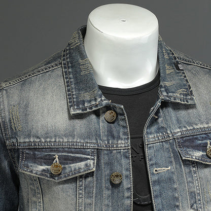 SOLO-DSQ2 2024ss Blue Denim Jacket