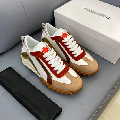 SOLO-DSQ2 2025ss Leather sneakers