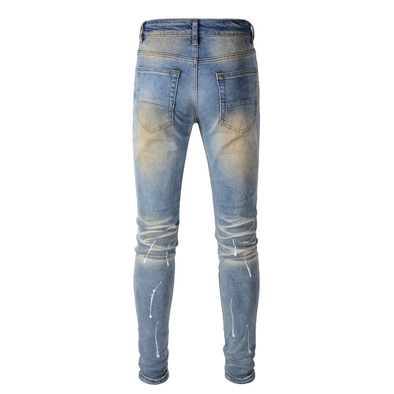 SOLO-DSQ2 Spray paint 24ss Jeans