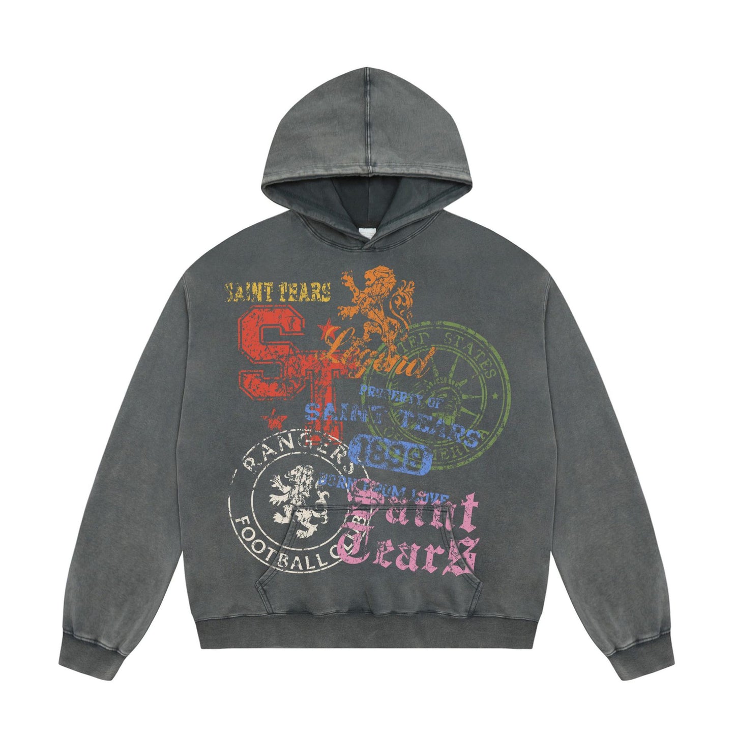 SOLO-Saint Michael Print Hoodie