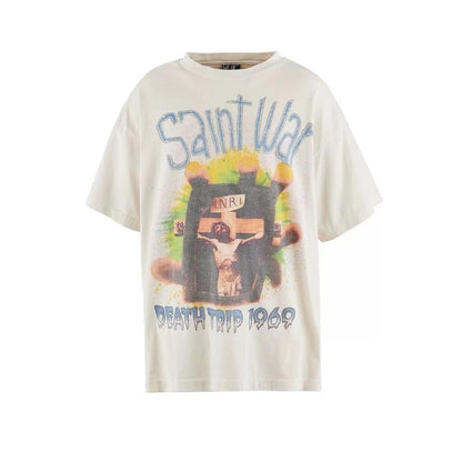 SOLO-Saint Michael Print T-hemp 