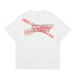 SOLO-Maison Margiela Cross banner printing T-shirt