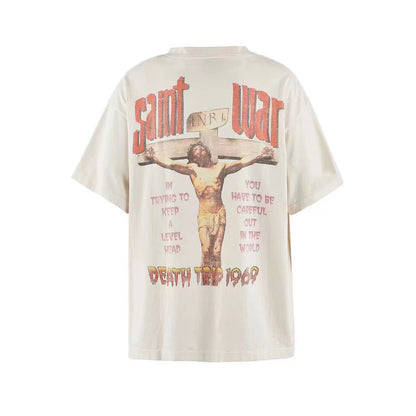 SOLO-Saint Michael Print T-hemp 