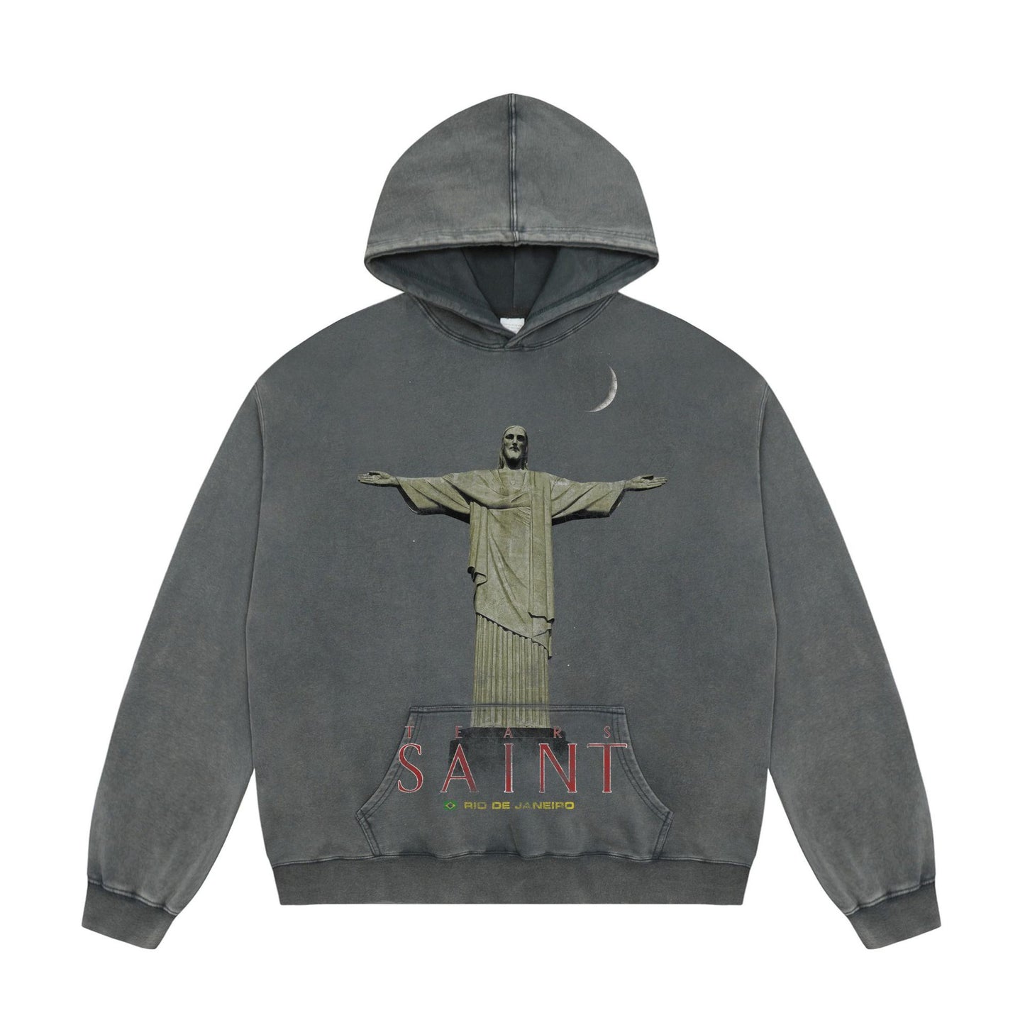 SOLO-Saint Michael 2024ss Print Hoodie