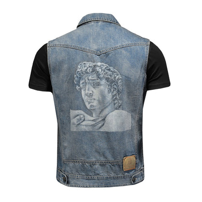 SOLO-DSQ2 2024ss Denim Vest coat