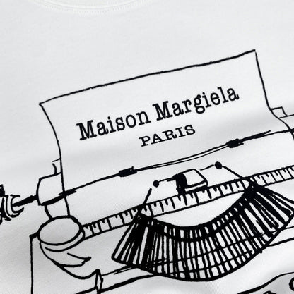 SOLO-Maison Margiela Retro typewriter T-shirt