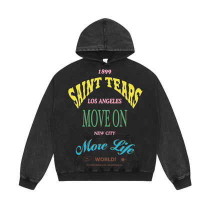 SOLO-Saint Michael 2024ss Print Hoodie