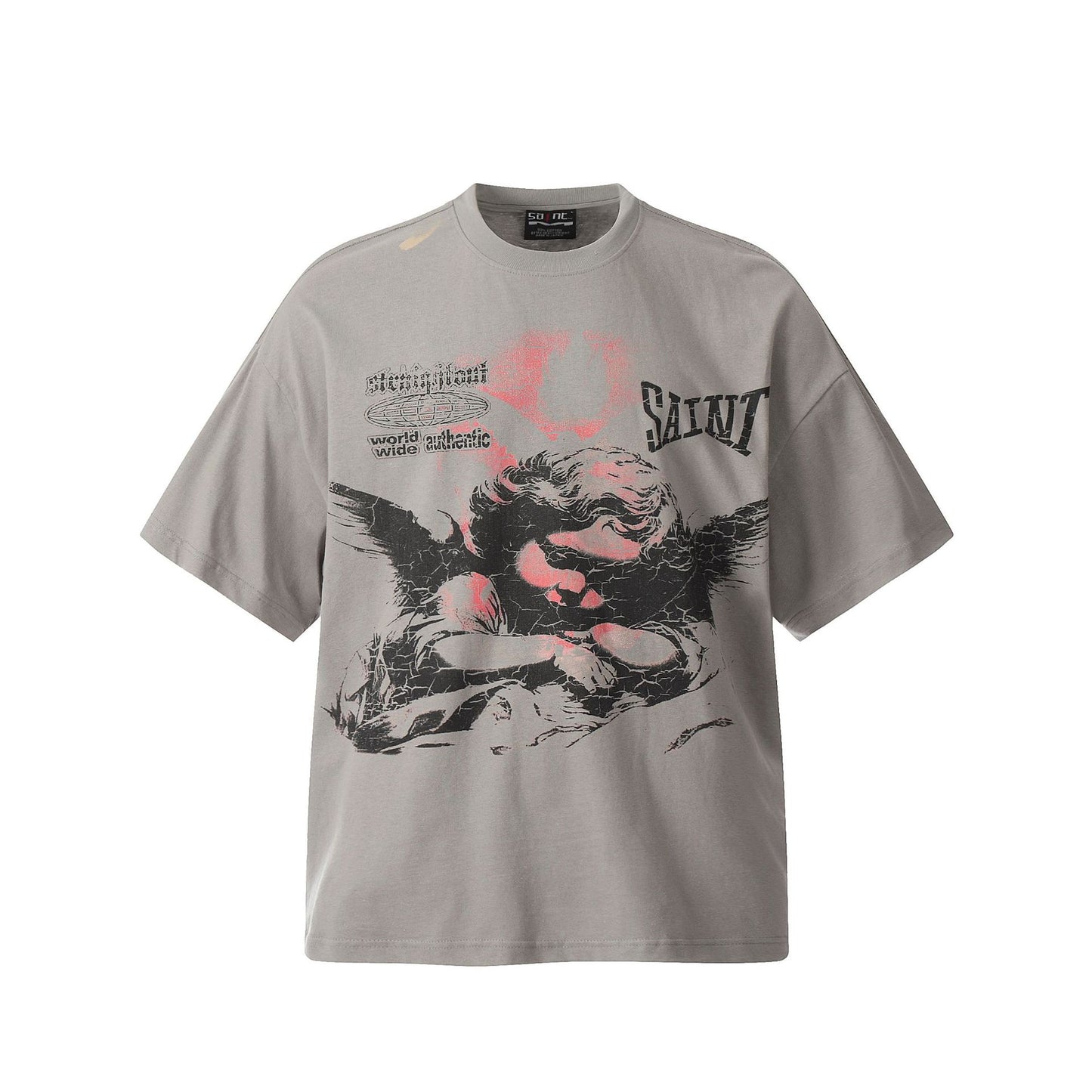 SOLO-Saint Michael 2024ss Print T-shirt