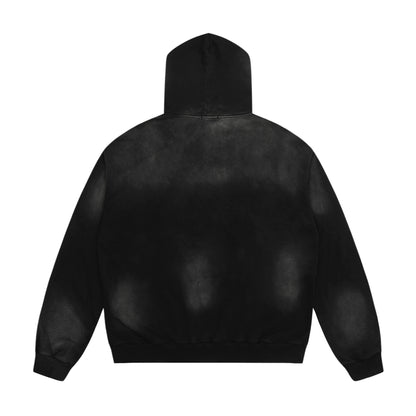 SOLO-Saint Michael 2024ss Washed Hoodie