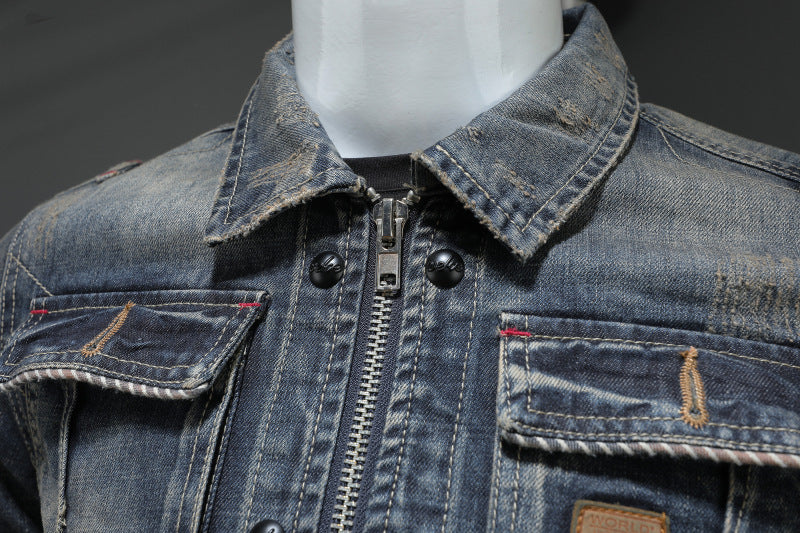 SOLO-DSQ2 24ss Blue Denim Jacket