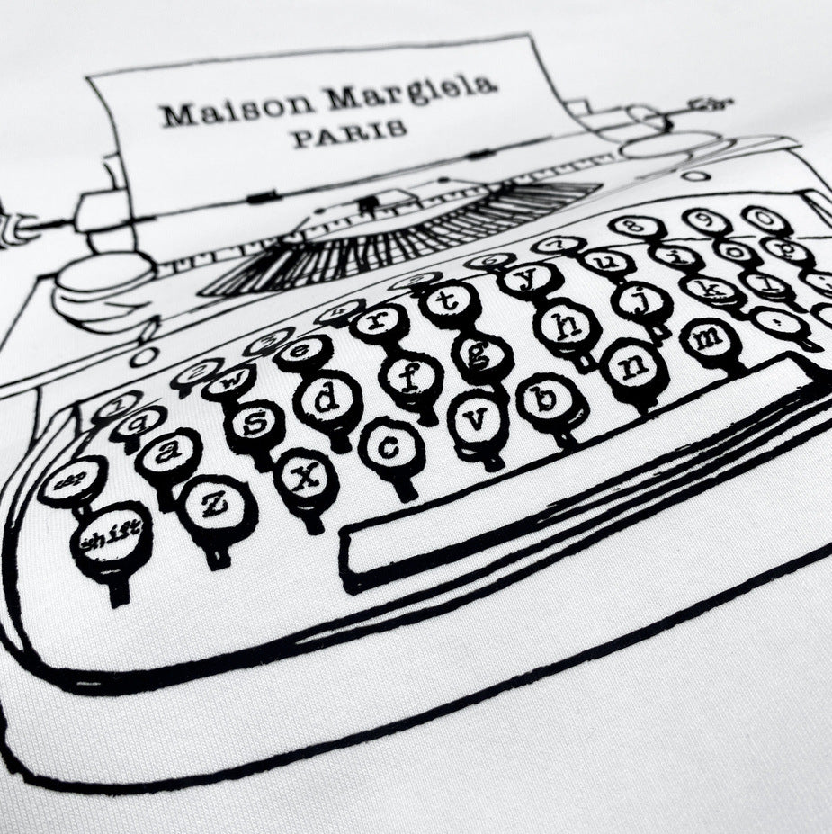 SOLO-Maison Margiela Retro typewriter T-shirt