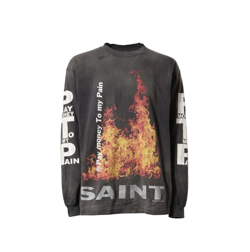 SOLO-Saint Michael Print Langmou T-hemp 