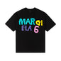 SOLO-Maison Margiela Colored graffiti foam T-shirt