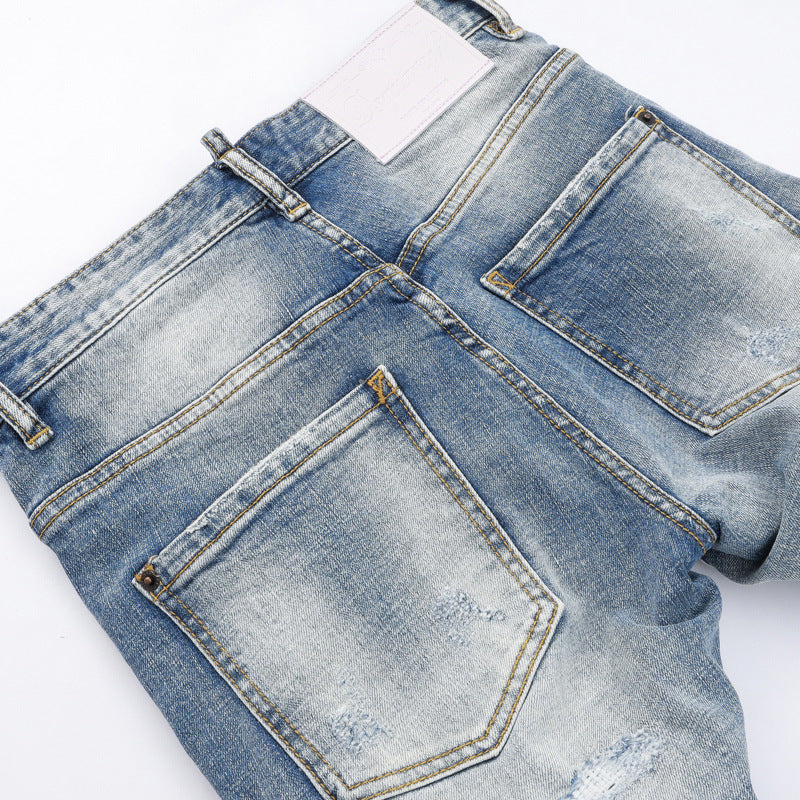 SOLO-DSQ2 2024ss Ripped Jeans