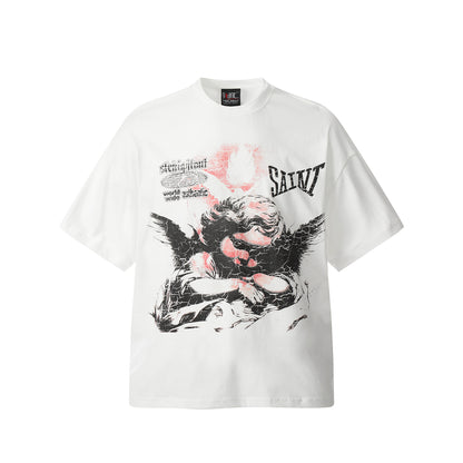 SOLO-Saint Michael 2024ss Print T-shirt