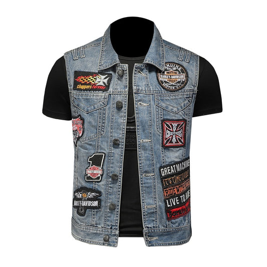 SOLO-DSQ2 2024ss Denim Vest coat