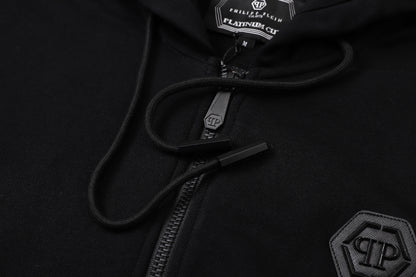 SOLO-Philpp LOGO Stand collar Ｈoodie